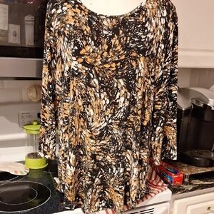 h Womens JM Collection Stretch Plus Size Top 2X